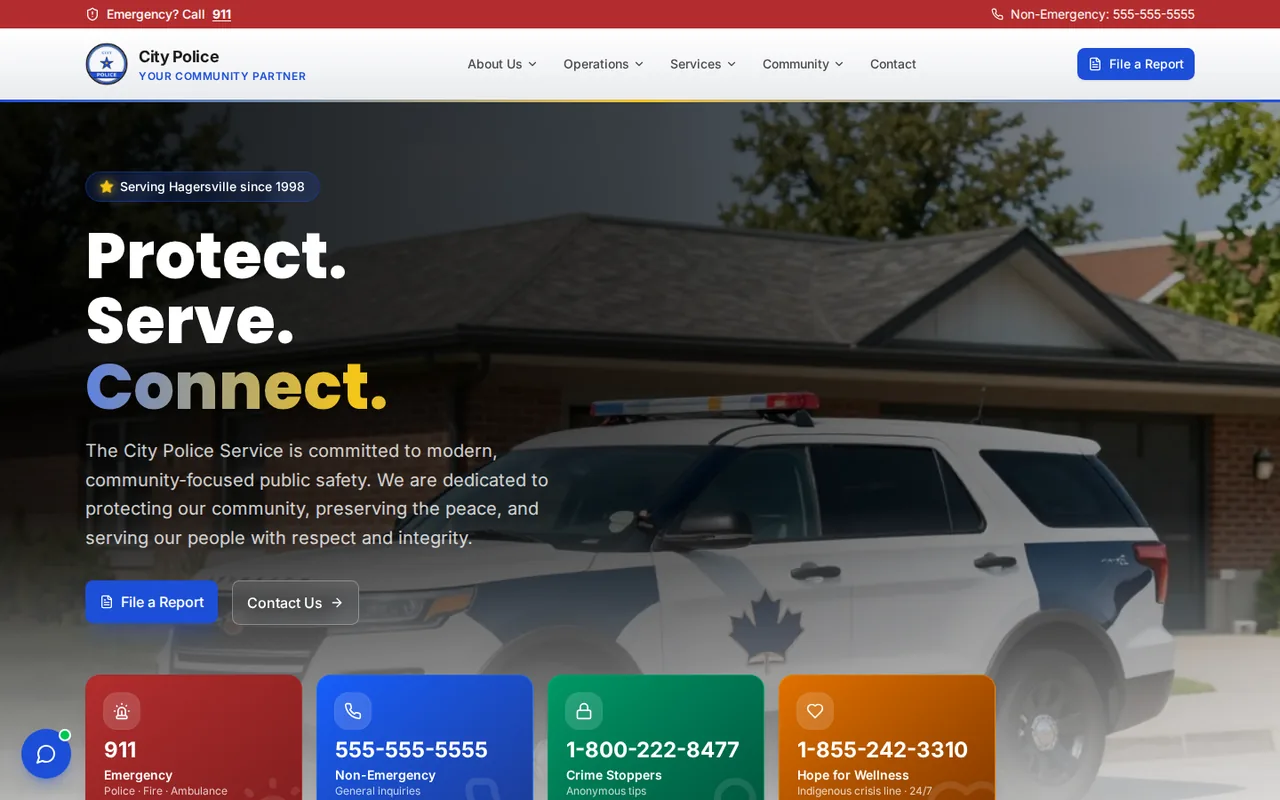 City Police website